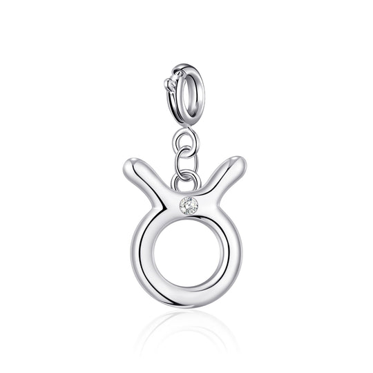 Clip On Star Sign Zodiac Charms Created with Zircondia® Crystals - Philip Jones Jewellery