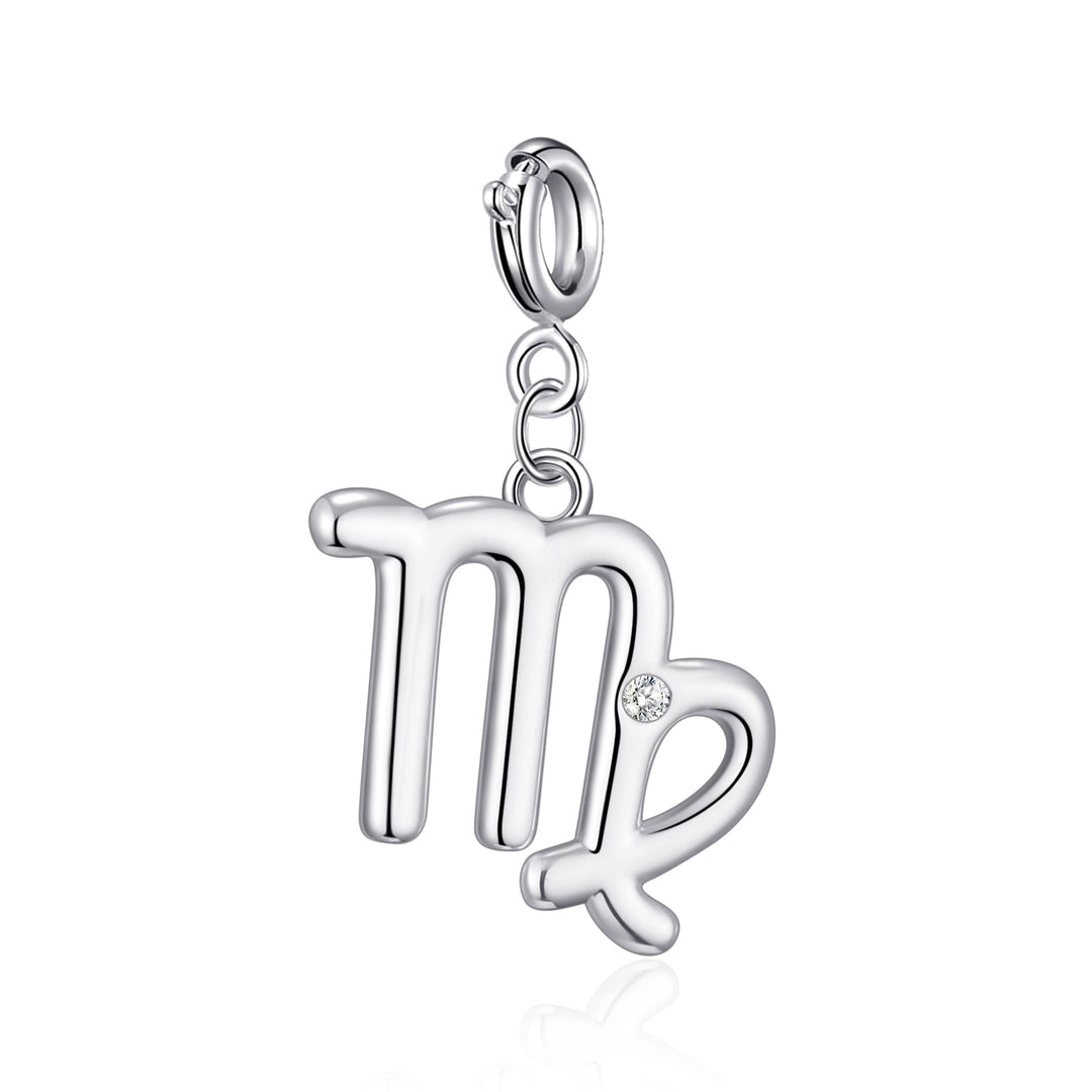 Clip On Star Sign Zodiac Charms Created with Zircondia® Crystals - Philip Jones Jewellery