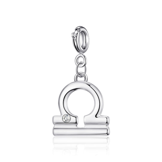 Clip On Star Sign Zodiac Charms Created with Zircondia® Crystals - Philip Jones Jewellery