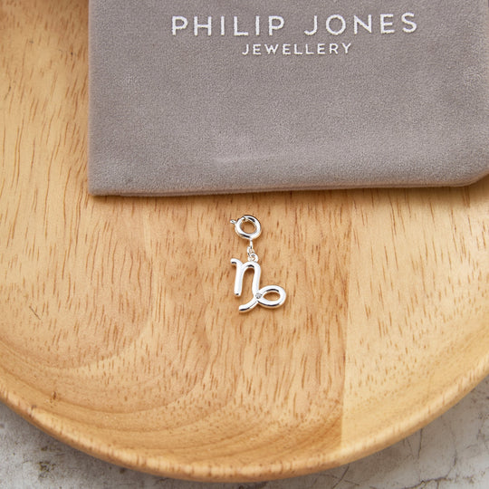 Clip On Star Sign Zodiac Charms Created with Zircondia® Crystals - Philip Jones Jewellery