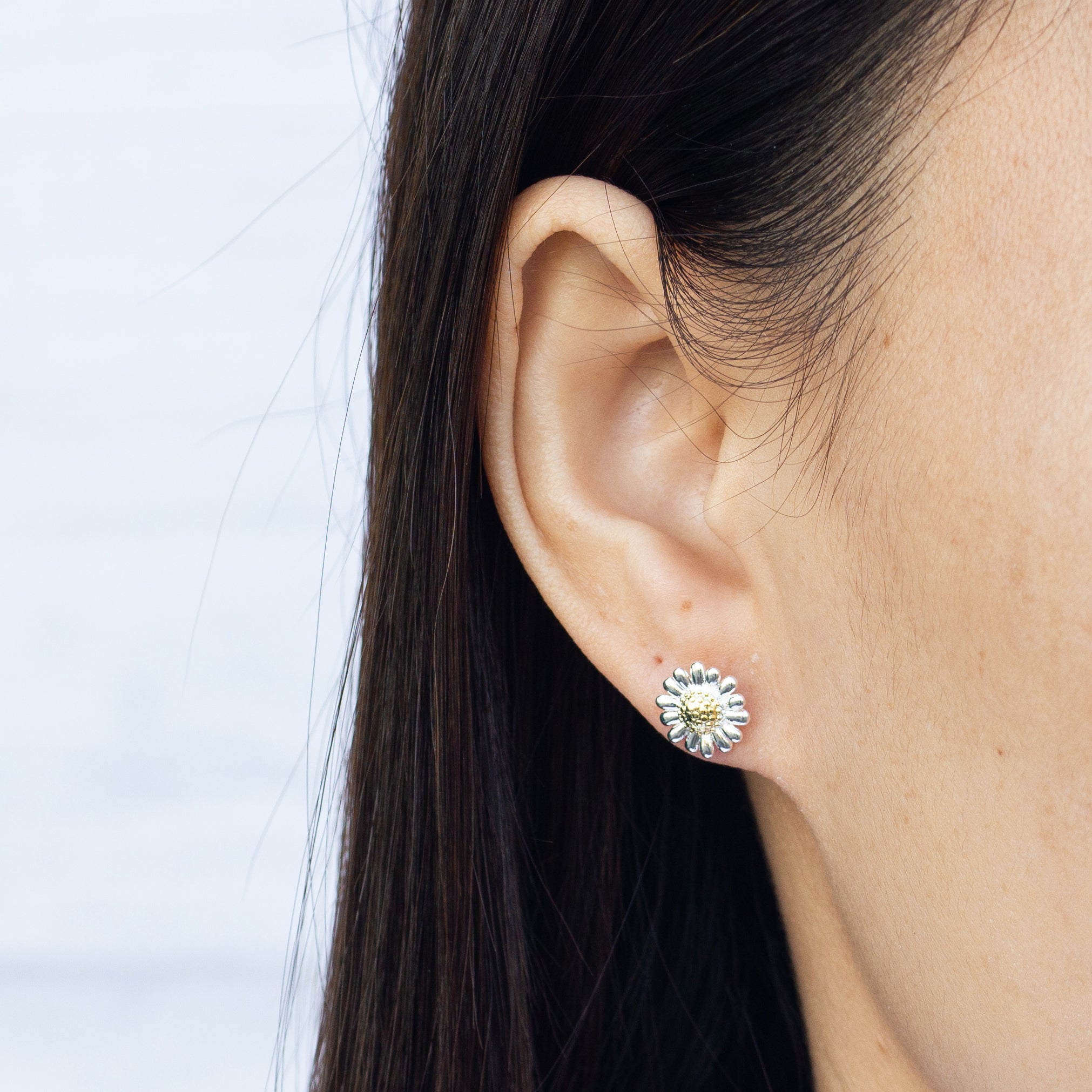 Daisy Stud Earrings - Philip Jones Jewellery