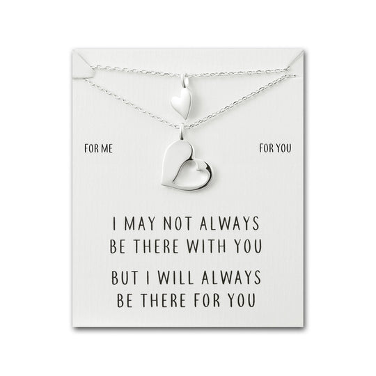 For Me For You Piece of My Heart Necklace Set - Philip Jones Jewellery