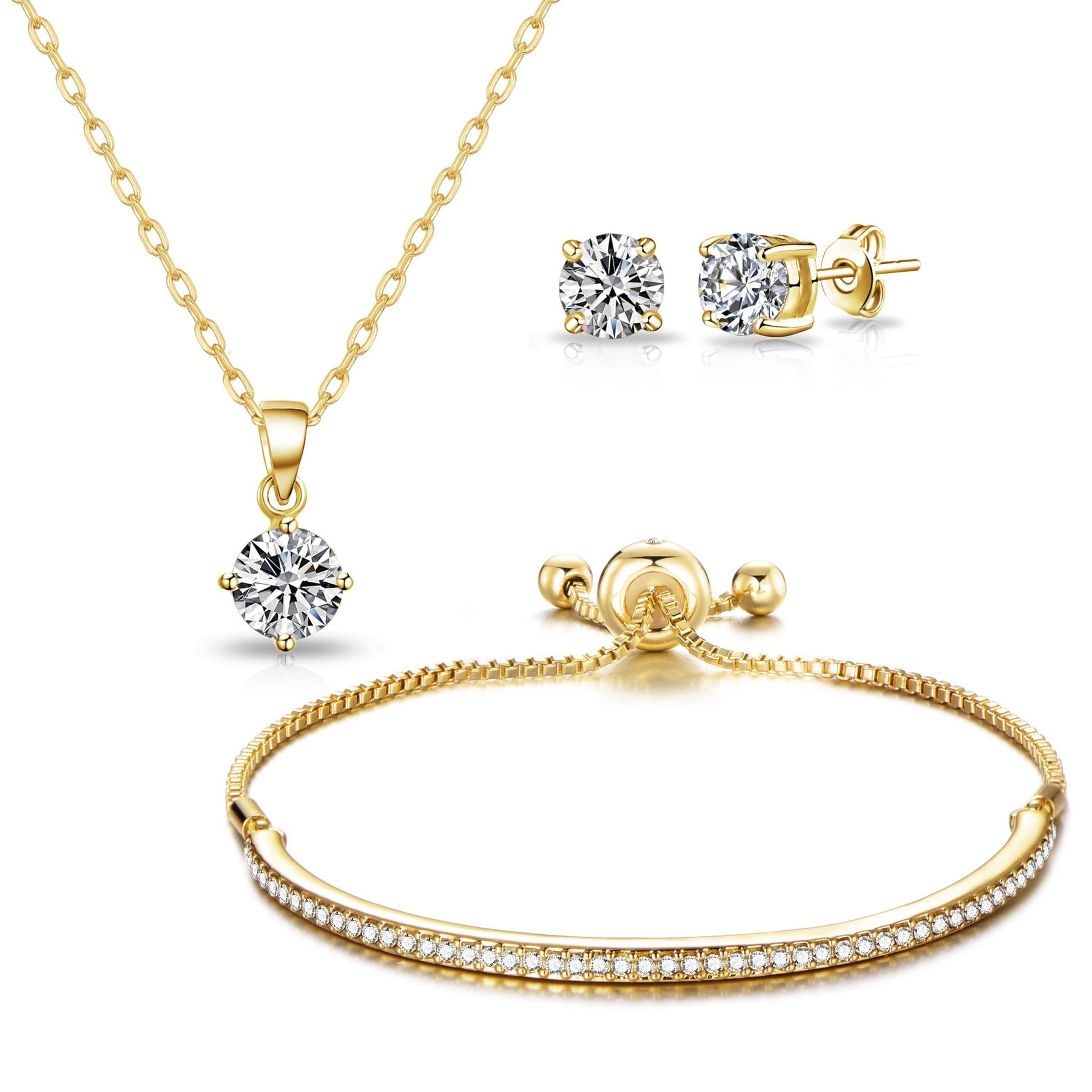 Gold Tone Friendship Set