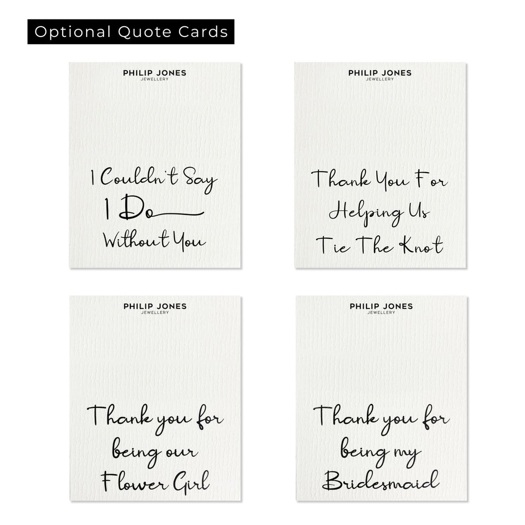 Gold Plated Infinity Pearl Drop Bridal Set Created with Zircondia® Crystals - Philip Jones Jewellery