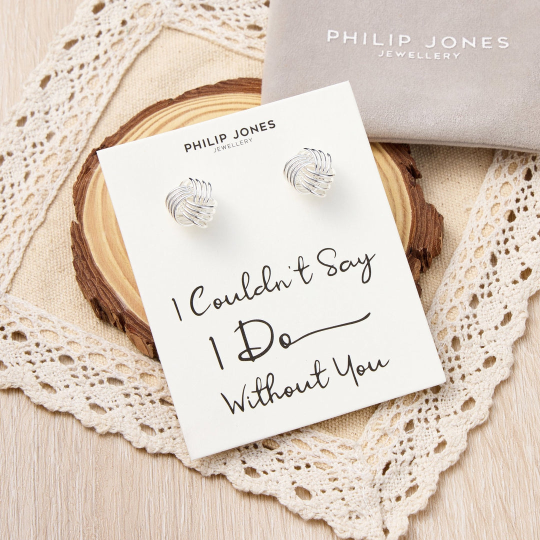 I Couldn't Say I Do Without You Wedding Knot Cufflinks