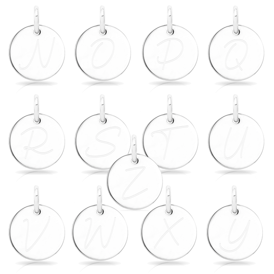 Customisable August (Peridot) Birthstone Necklace with Choice of Initial Charms (A-Z)