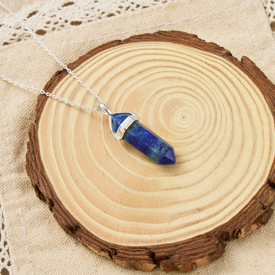 Lapis Gemstone Necklace with Quote Card - Philip Jones Jewellery