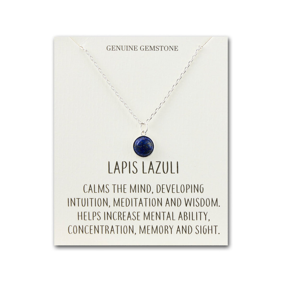 Lapis Necklace with Quote Card - Philip Jones Jewellery