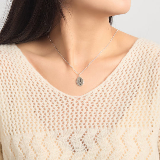 May Birth Flower Lily of the Valley Necklace - Philip Jones Jewellery