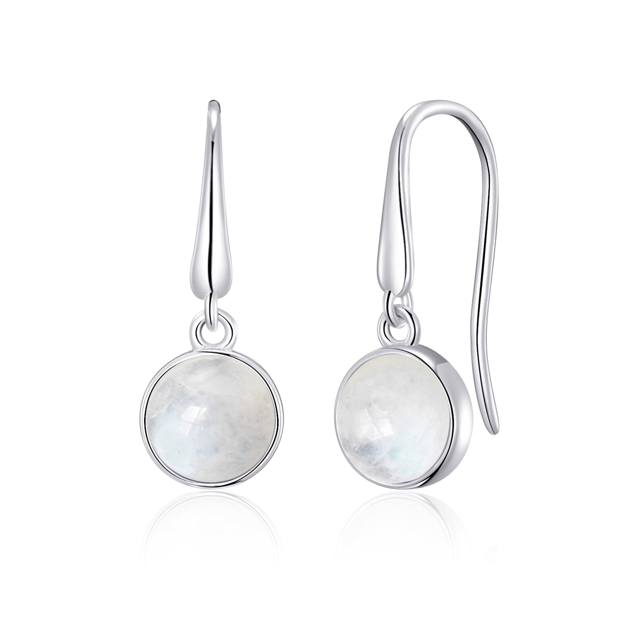 Moonstone Drop Earrings - Philip Jones Jewellery