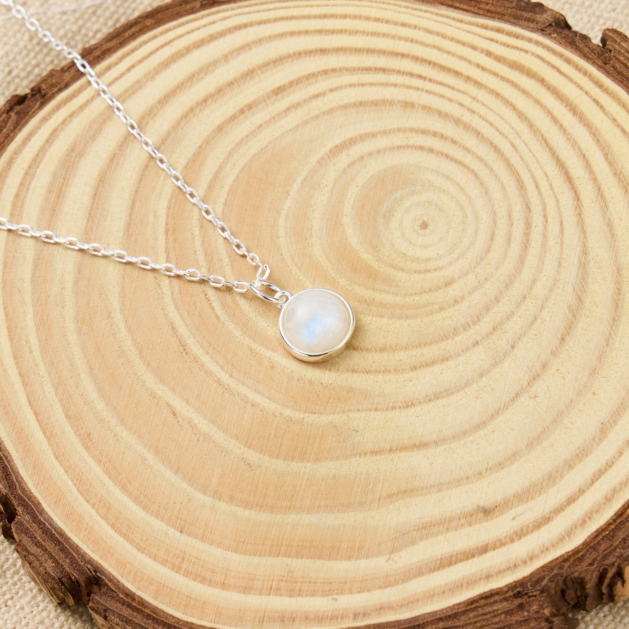 Moonstone Necklace with Quote Card - Philip Jones Jewellery