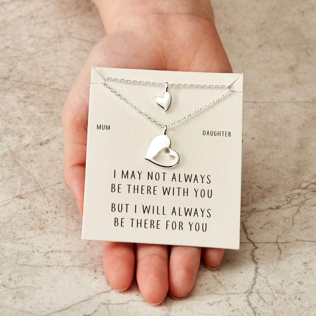 Mother Daughter Piece of My Heart Necklace Set by Philip Jones