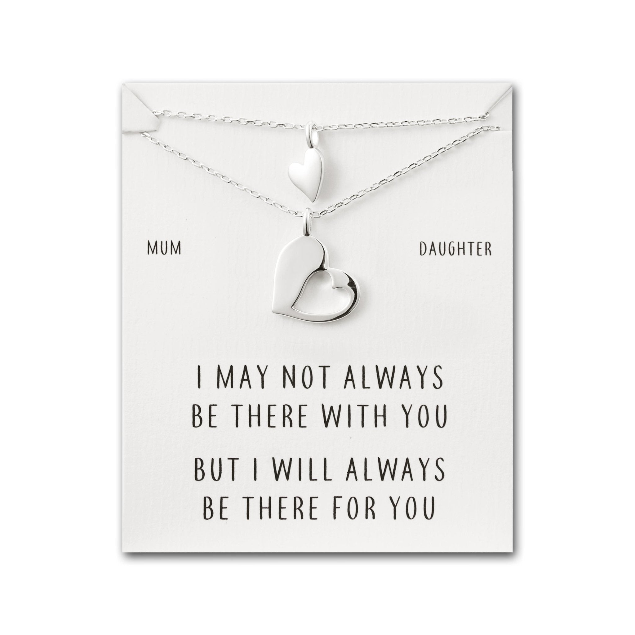 Mother Daughter Piece of My Heart Necklace Set - Philip Jones Jewellery