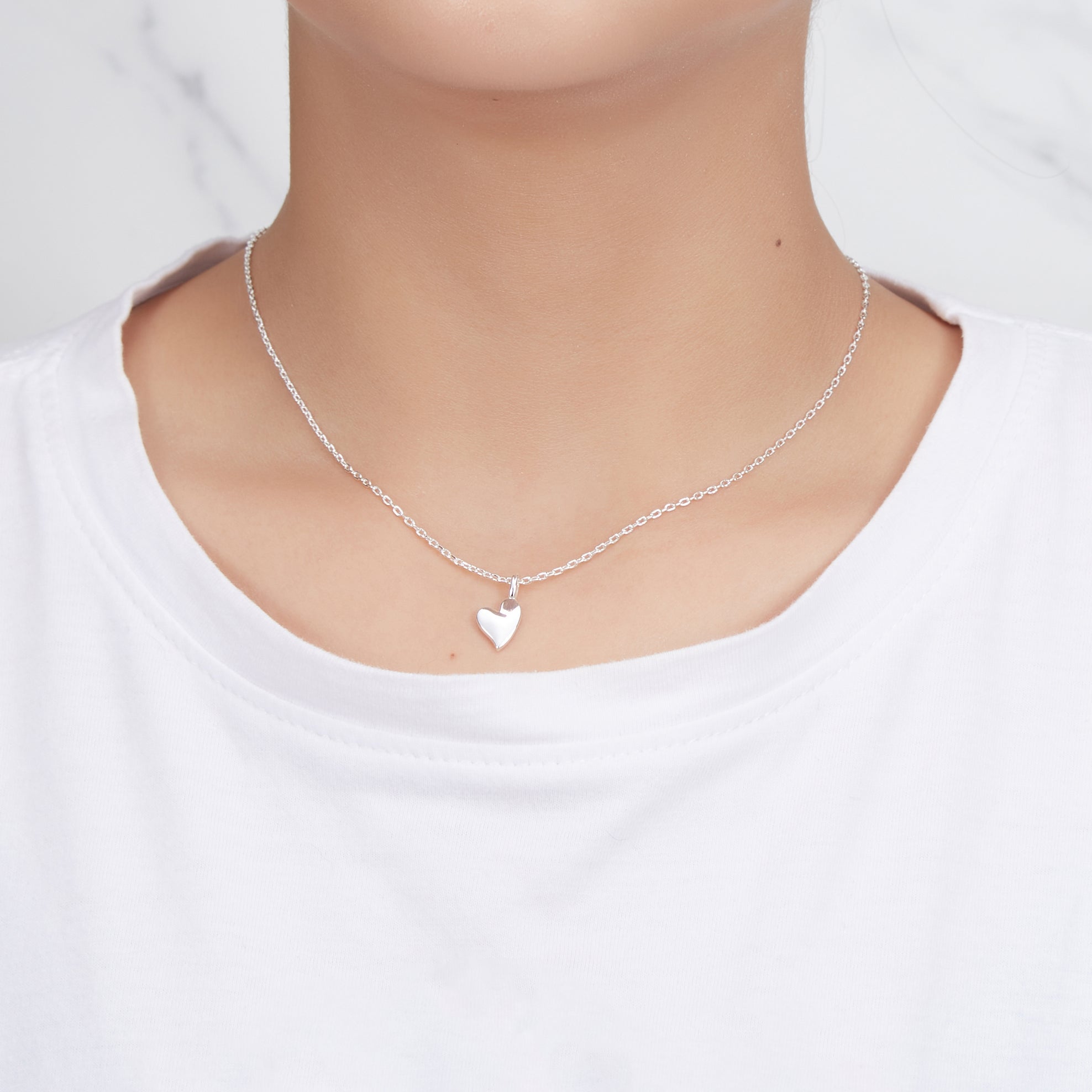 Mother Daughter Piece of My Heart Necklace Set - Philip Jones Jewellery