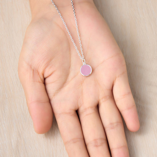 Pink Mother of Pearl Necklace - Philip Jones Jewellery