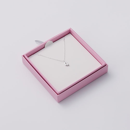 Kid's Sterling Silver Letter Q Initial Necklace
