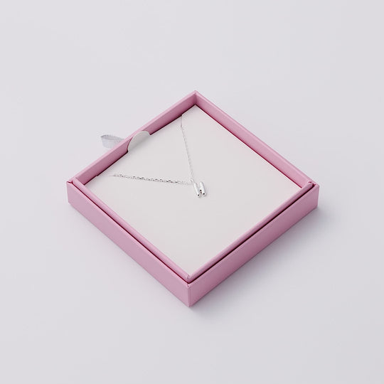 Kid's Sterling Silver Letter H Initial Necklace