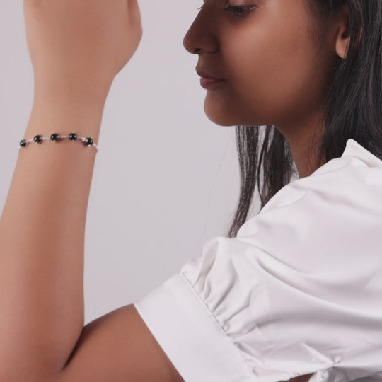 Black Onyx Gemstone Bracelet
