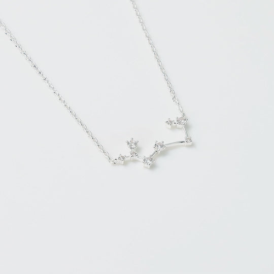 Sagittarius Star Sign Zodiac Constellation Necklace with Zircondia® Crystals