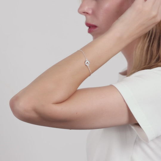 Sterling Silver Knot Bracelet