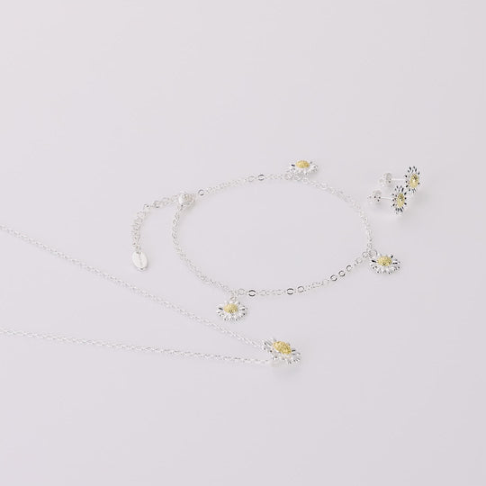 3pc Daisy Bracelet Set