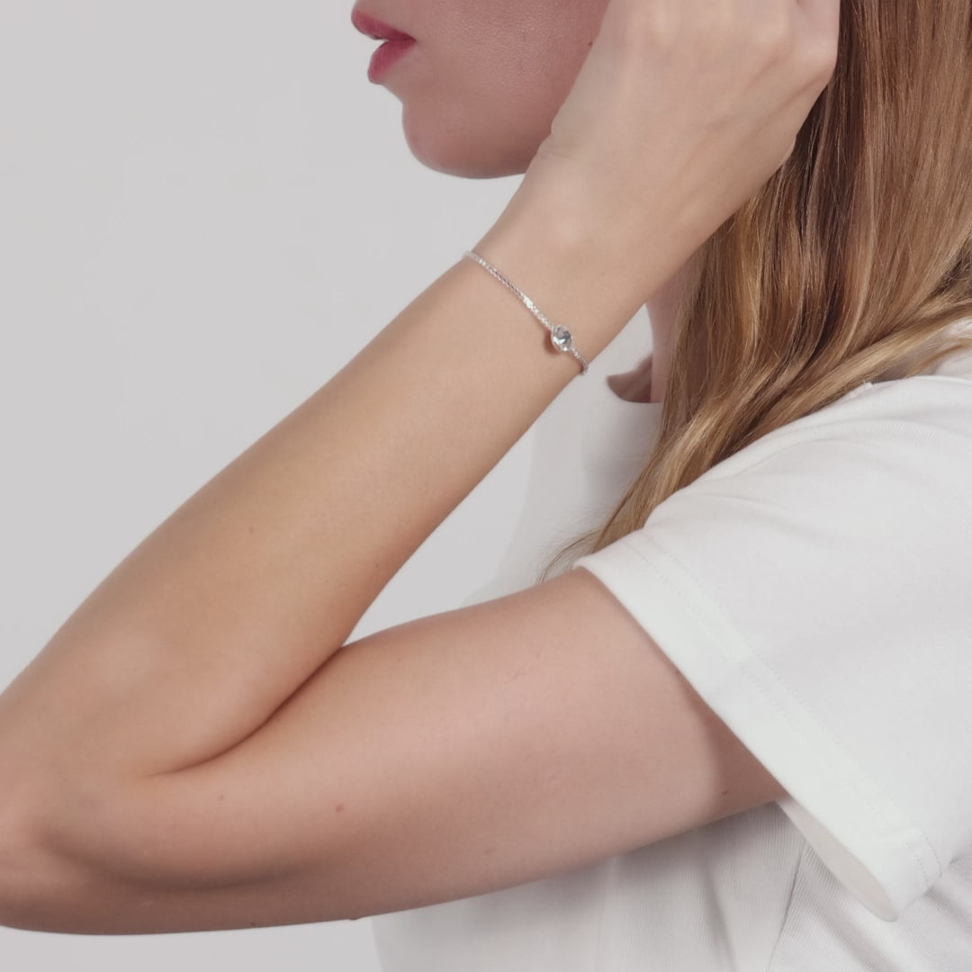 Crystal Bracelet Created with Zircondia® Crystals