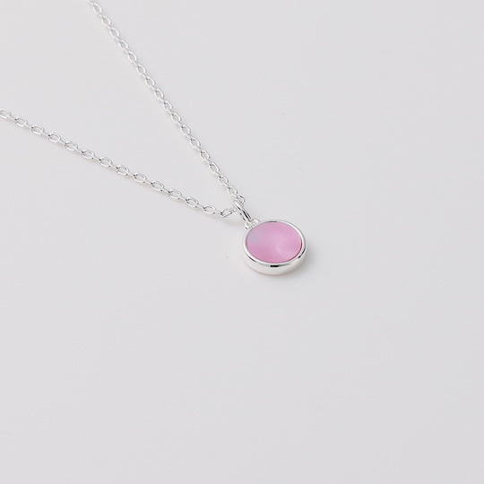 Pink Mother of Pearl Necklace
