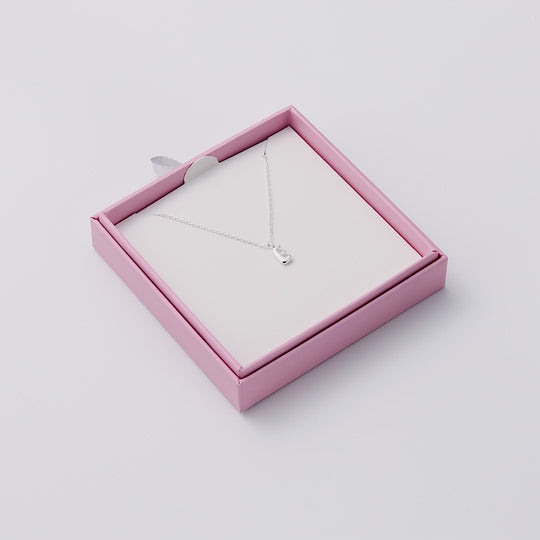 Kid's Sterling Silver Letter E Initial Necklace