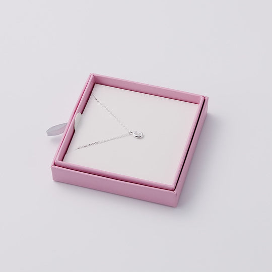 Kid's Sterling Silver Letter G Initial Necklace
