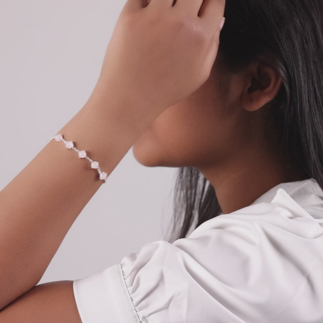 Rose Quartz Gemstone Bracelet