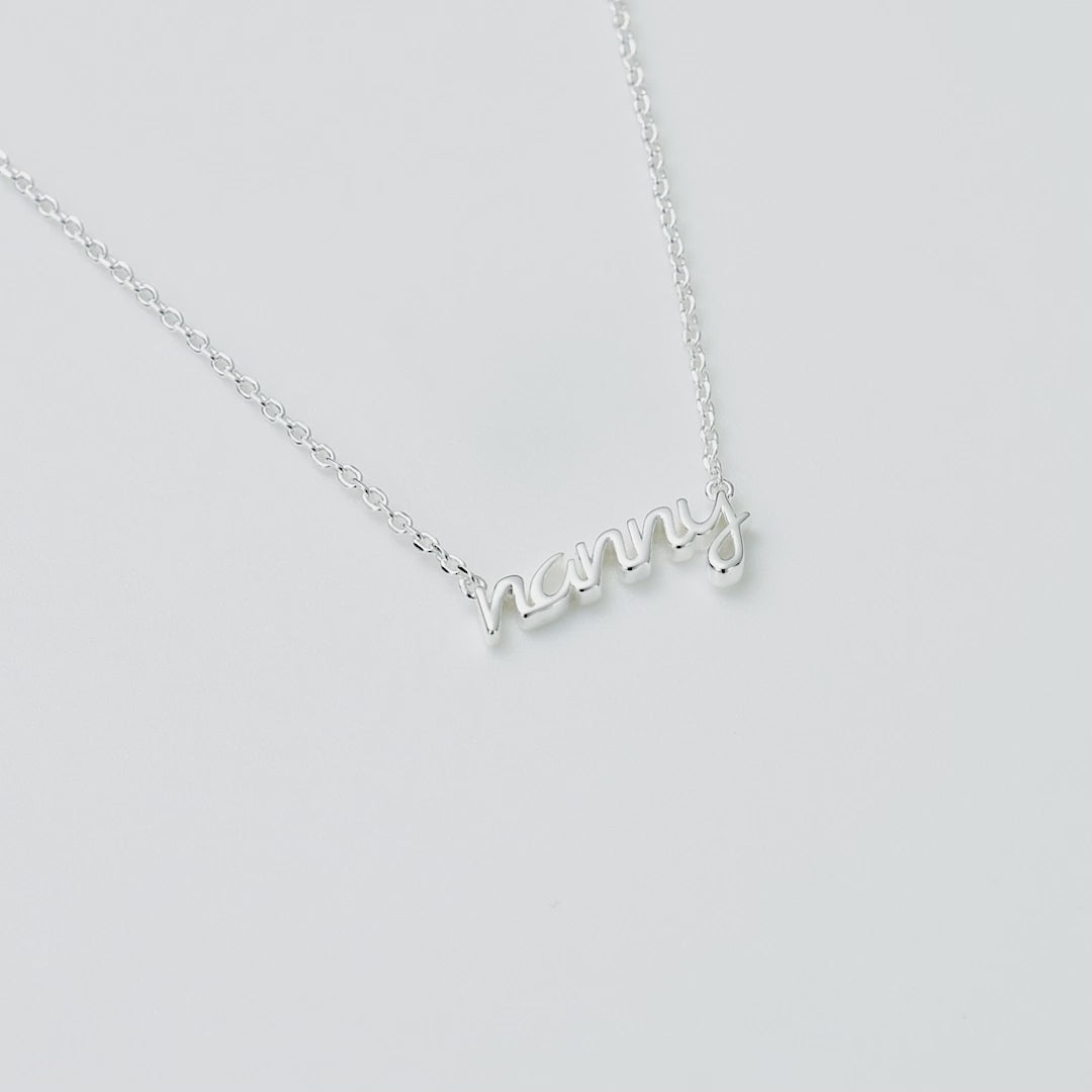 Silver Plated Nanny Necklace