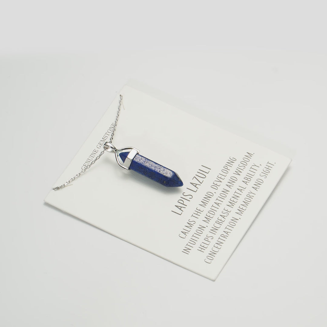 Lapis Gemstone Necklace Video