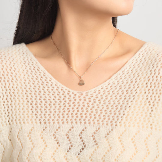 Rose Gold Plated Mother and Daughter Necklace Set with Quote Card - Philip Jones Jewellery