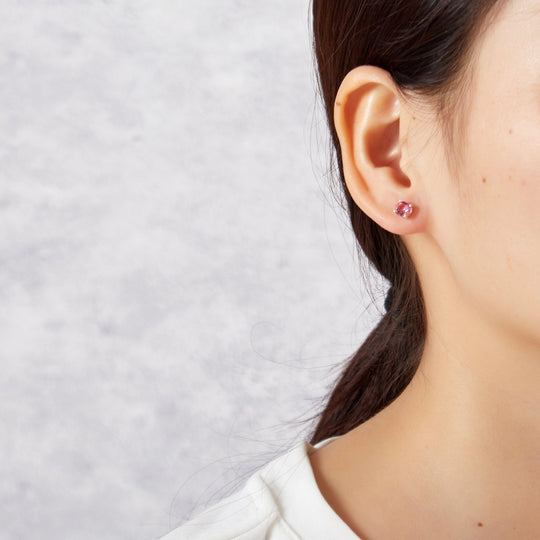 Seven Pack of Solitaire Earrings Created with Zircondia® Crystals - Philip Jones Jewellery