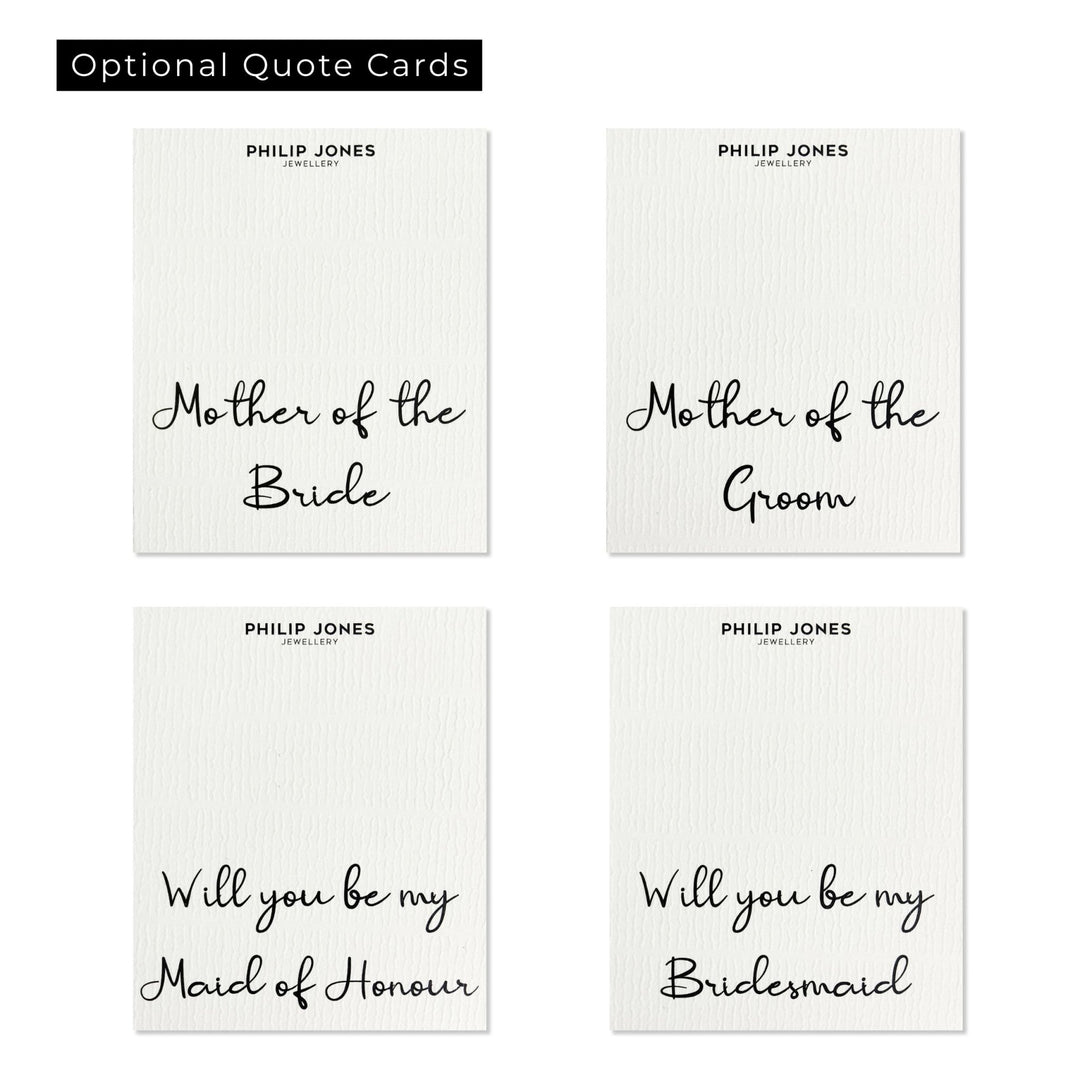 Silver Plated Shell Pearl Bridal Earrings - Philip Jones Jewellery