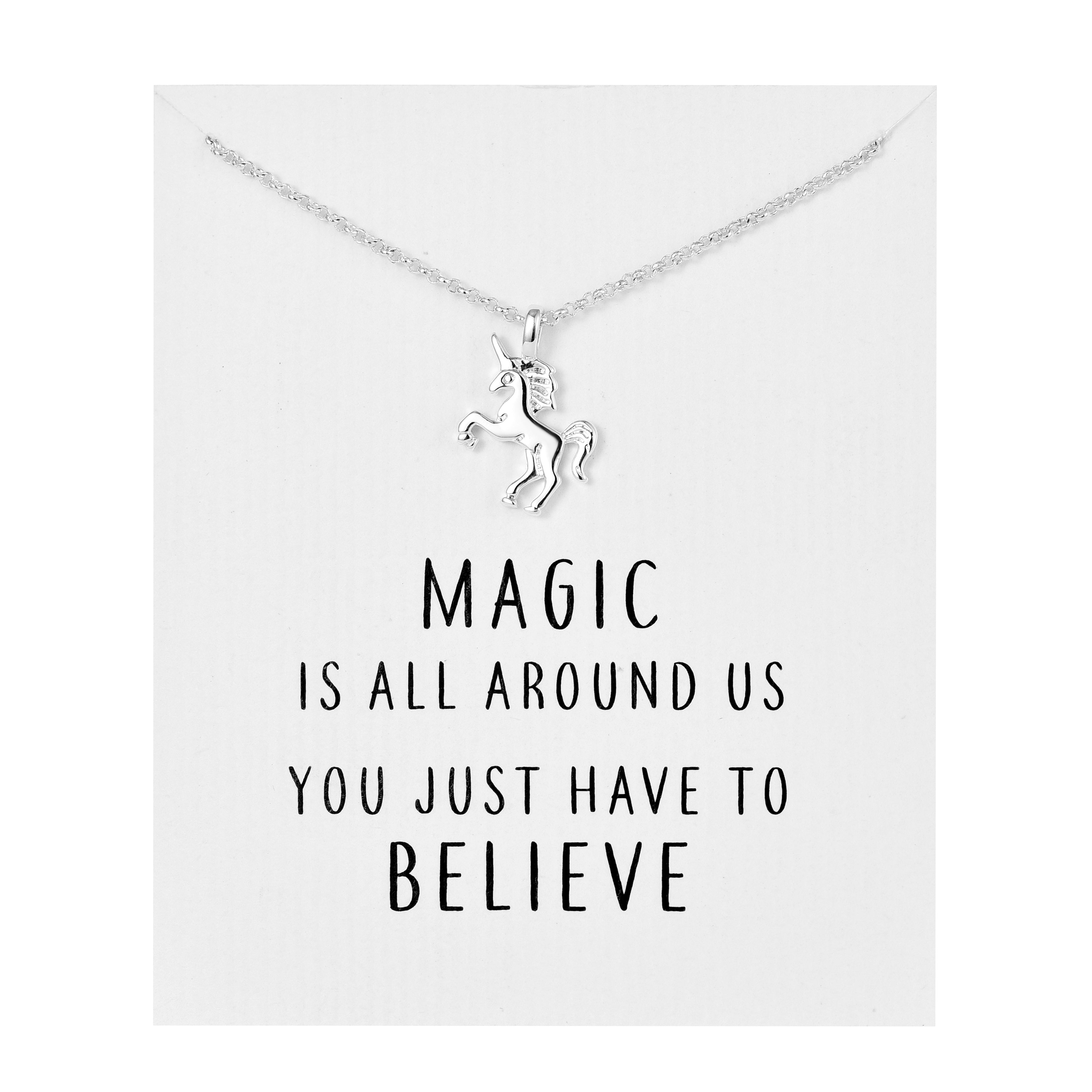 Unicorn Quote Necklace