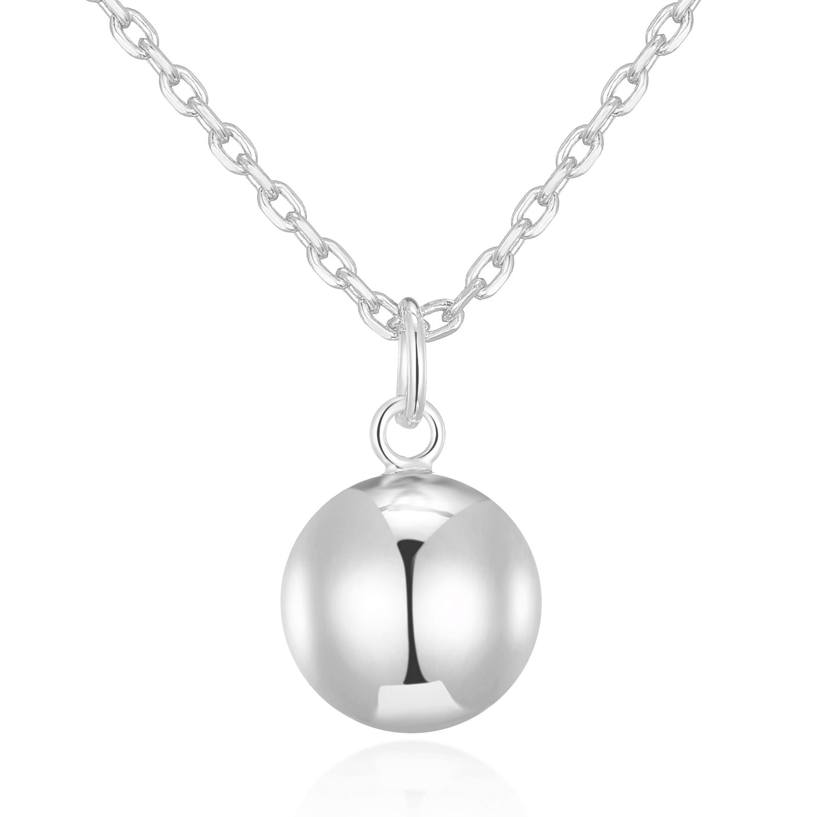 Silver Plated Ball Necklace