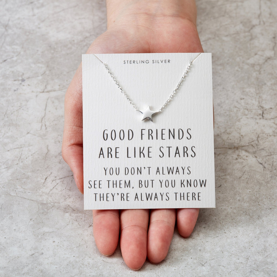 Sterling Silver Necklace Best Friend Jewellery Prouds Good Friends
