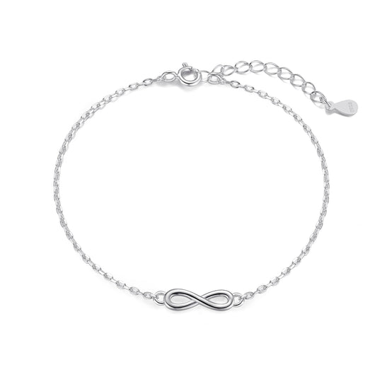 Sterling Silver Infinity Bracelet - Philip Jones Jewellery