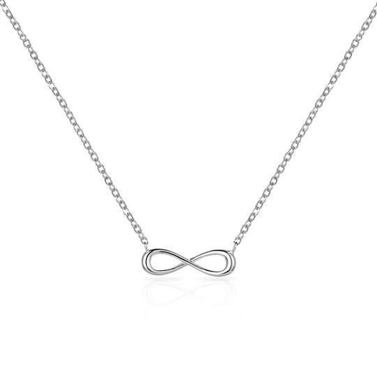 Sterling Silver Infinity Necklace - Philip Jones Jewellery