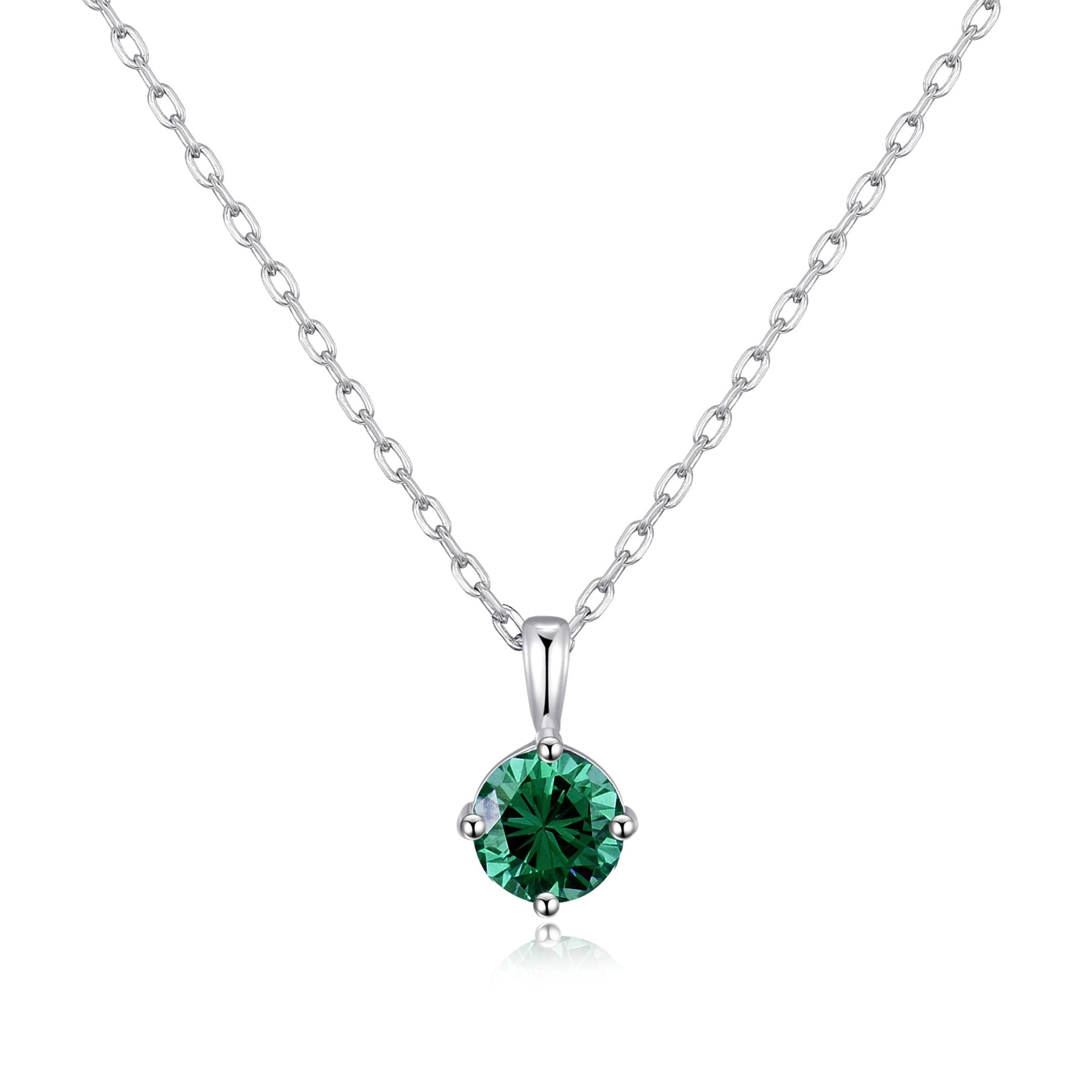 Philip Jones Bracciale May Birthstone Creato con Cristalli Emerald Zircondia Philip Jones Bracciale May Birthstone Creato con Cristalli Emerald Zircondia