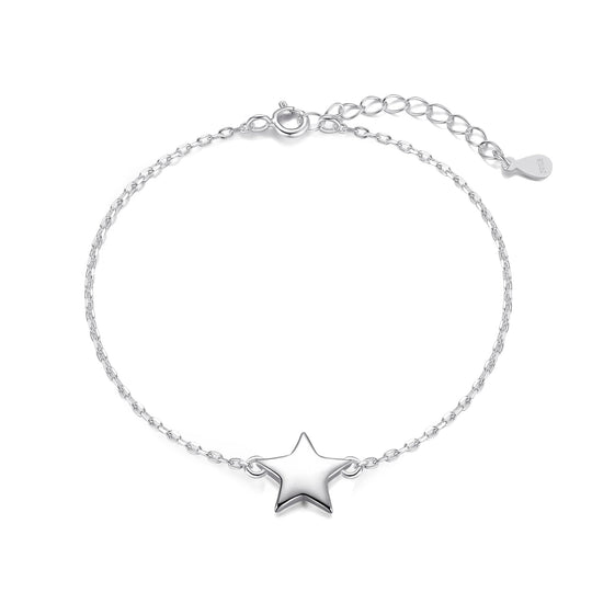 Sterling Silver Star Bracelet - Philip Jones Jewellery