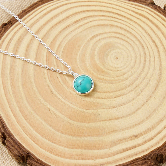 Synthetic Turquoise Necklace with Quote Card - Philip Jones Jewellery