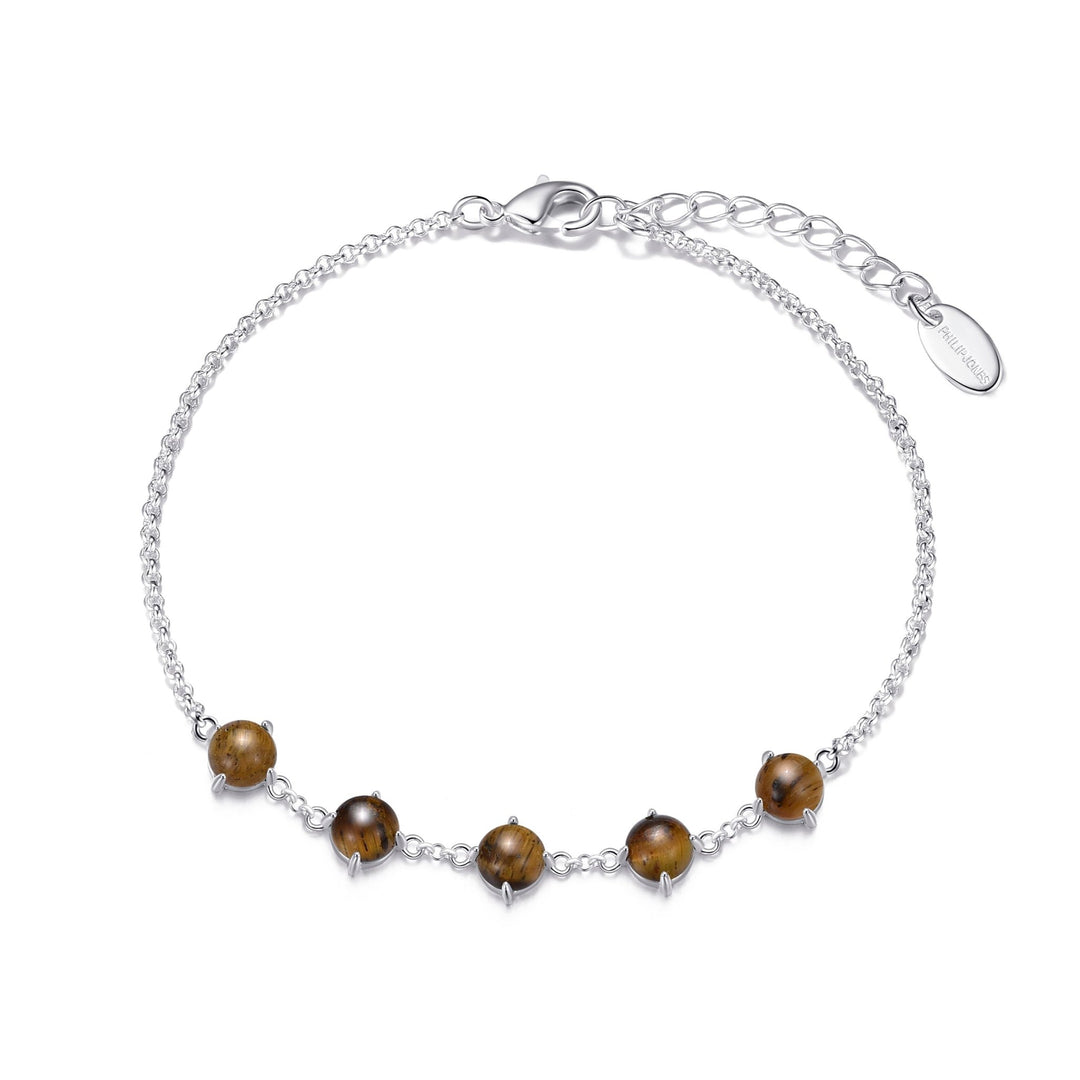Tiger's Eye Gemstone Bracelet - Philip Jones Jewellery