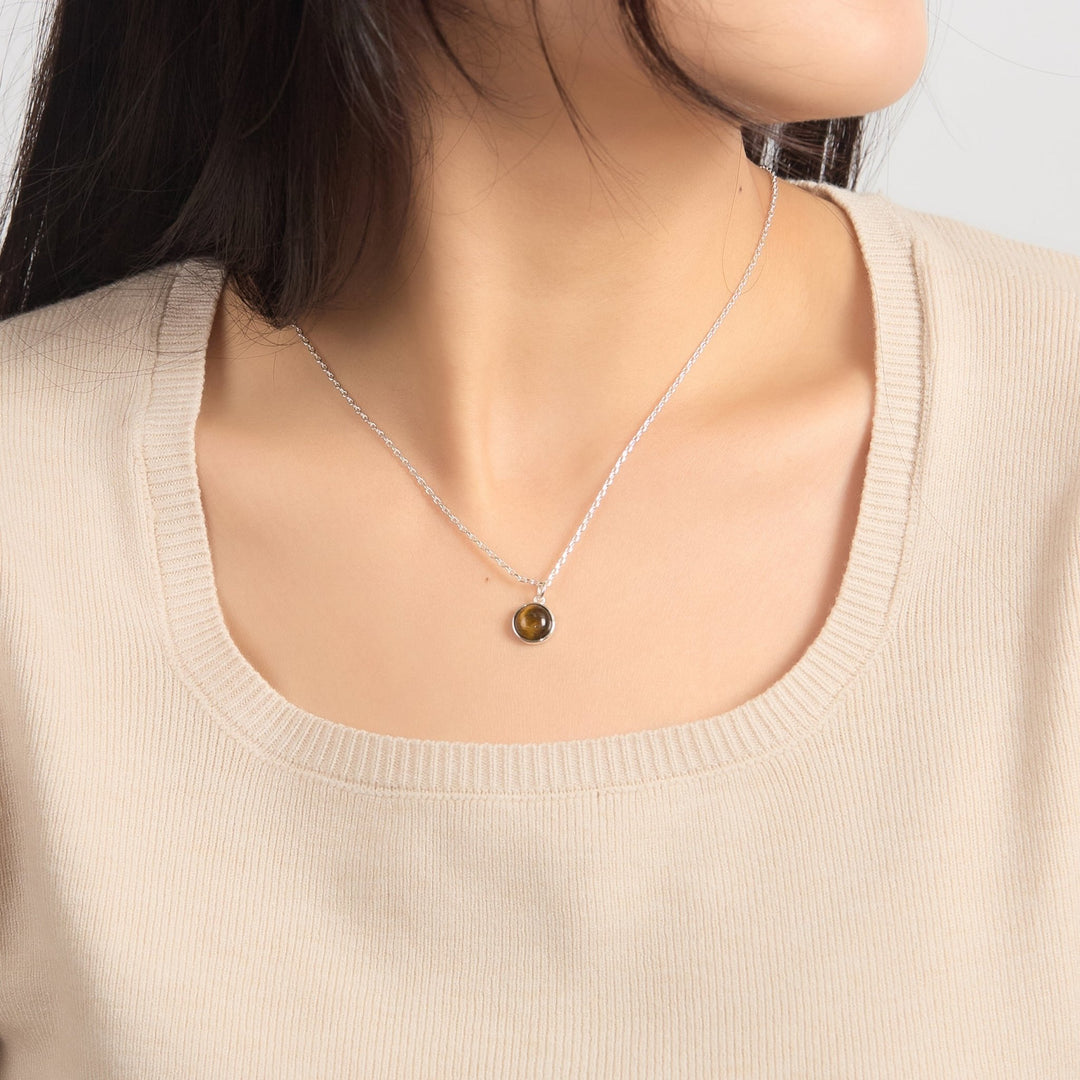Tiger's Eye Necklace - Philip Jones Jewellery