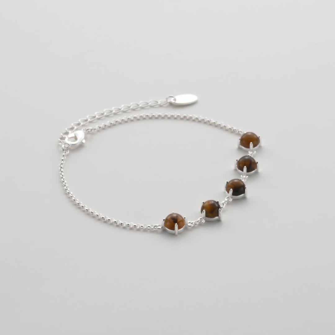 Tiger's Eye Gemstone Bracelet Video