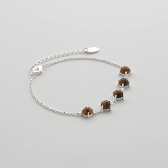Tiger's Eye Gemstone Bracelet Video