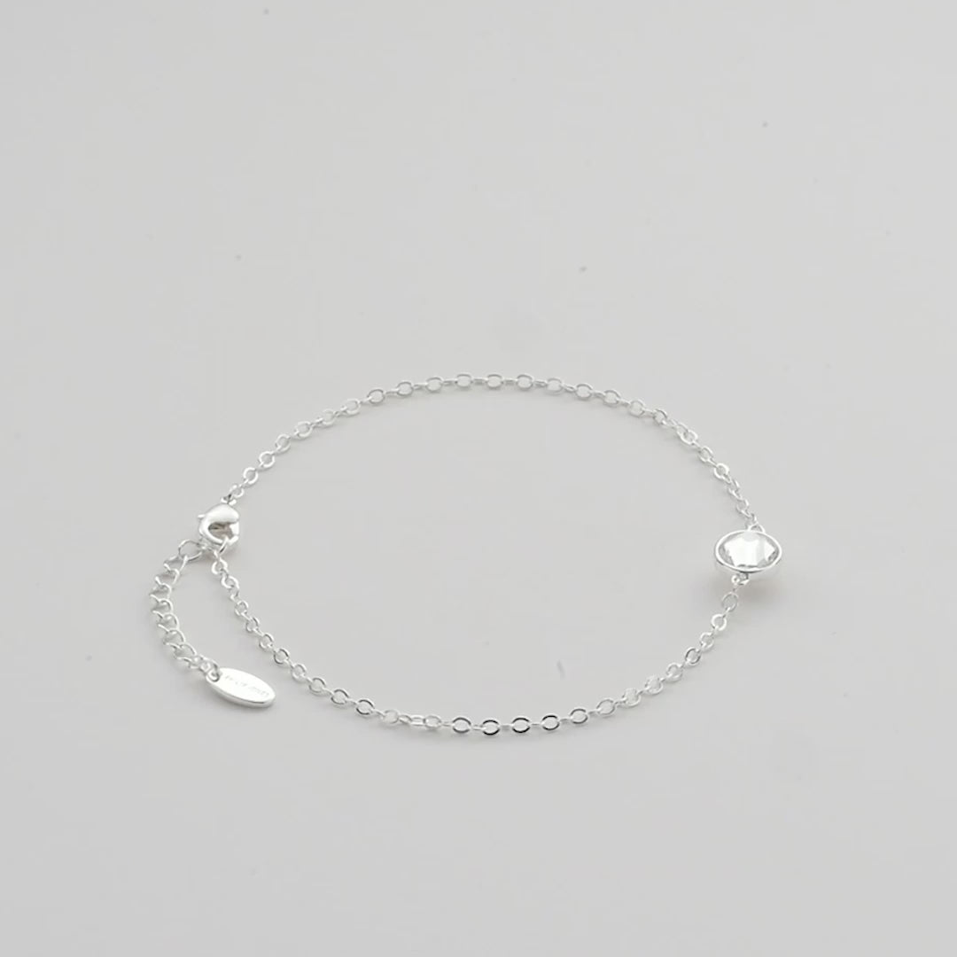 Crystal Anklet Created with Zircondia® Crystals Video