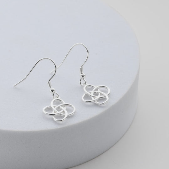 Sterling Silver Celtic Dangle Earrings Video