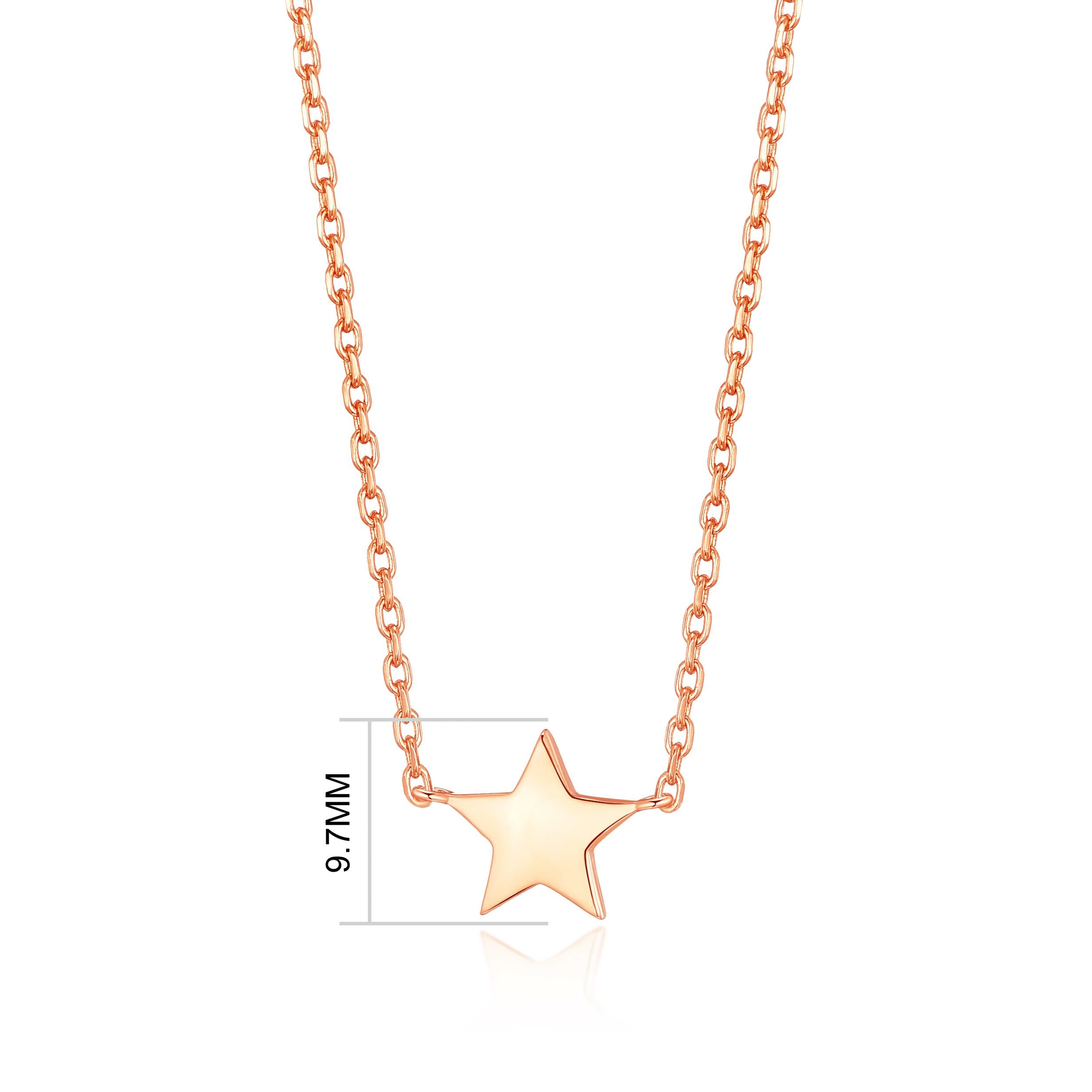 Rose Gold Plated Star Necklace